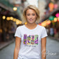 Mardi Gras DTF Transfer, Ready to Press, T-shirt Transfer, Heat Transfer, Direct to Film, Louisiana New Orleans, Coquette Bow FAUX Glitter