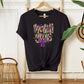 Mardi Gras DTF Transfer, Ready to Press, T-shirt Transfer, Heat Transfer, Direct to Film, Louisiana New Orleans, FAUX Glitter Mardi Gras