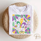 Mardi Gras DTF Transfer, Ready to Press, T-shirt Transfer, Heat Transfer, Direct to Film, Louisiana New Orleans, Boho, Fleur De Lis