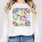 Mardi Gras DTF Transfer, Ready to Press, T-shirt Transfer, Heat Transfer, Direct to Film, Louisiana New Orleans, Boho, Fleur De Lis