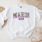 Mardi Gras DTF Transfer, Ready to Press, T-shirt Transfer, Heat Transfer, Direct to Film, Louisiana New Orleans, Fleur De Lis, King Cake