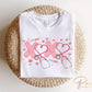Valentine's Day DTF Transfer, Ready to Press, T-shirt Transfer, Heat Transfer, Direct to Film, CNA, Nurse, Coquette, Xoxo Stethoscope Hearts