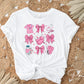 Valentine's Day DTF Transfer, Ready to Press, T-shirt Transfer, Heat Transfer, Direct to Film, Pink, CNA, Nurse Gift, Hearts, Coquette Bows