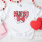 Valentine's Day DTF Transfer, Ready to Press, T-shirt Transfer, Heat Transfer, Direct to Film, Hearts, CNA, Nurse Gift, Coquette Bow, Red