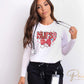 Valentine's Day DTF Transfer, Ready to Press, T-shirt Transfer, Heat Transfer, Direct to Film, Hearts, CNA, Nurse Gift, Coquette Bow, Red
