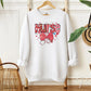 Valentine's Day DTF Transfer, Ready to Press, T-shirt Transfer, Heat Transfer, Direct to Film, Hearts, CNA, Nurse Gift, Coquette Bow, Red