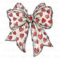 Valentine DTF Transfers, Ready to Press, T-shirt Transfers, Heat Transfer, Direct to Film, Holiday, Love, Hand Drawn, Coquette Heart Bow