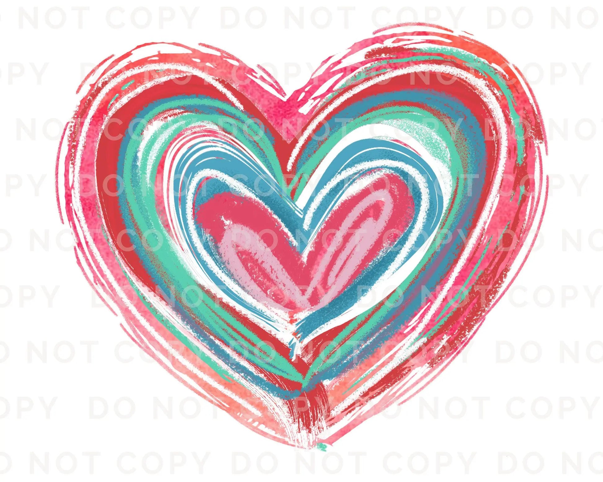 Valentine DTF Transfers, Ready to Press, T-shirt Transfers, Heat Transfer, Direct to Film, Holiday, Love, Trendy, Pink Brushstroke Heart