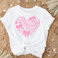 Valentine's Day DTF Transfers, Ready to Press, T-shirt Transfers, Heat Transfer, Direct to Film, Holiday, Trendy, Girly, Coquette Bow Heart