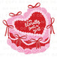 Valentine's Day DTF Transfers, Ready to Press, T-shirt Transfers, Heat Transfer, Direct to Film, Bows, Girly, Trendy. Coquette Heart Cake