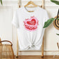 Valentine's Day DTF Transfers, Ready to Press, T-shirt Transfers, Heat Transfer, Direct to Film, Bows, Girly, Trendy. Coquette Heart Cake