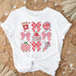 Valentine's Day DTF Transfers, Ready to Press, T-shirt Transfers, Heat Transfer, Direct to Film, School, Gift, Coquette Teacher Bow Collage