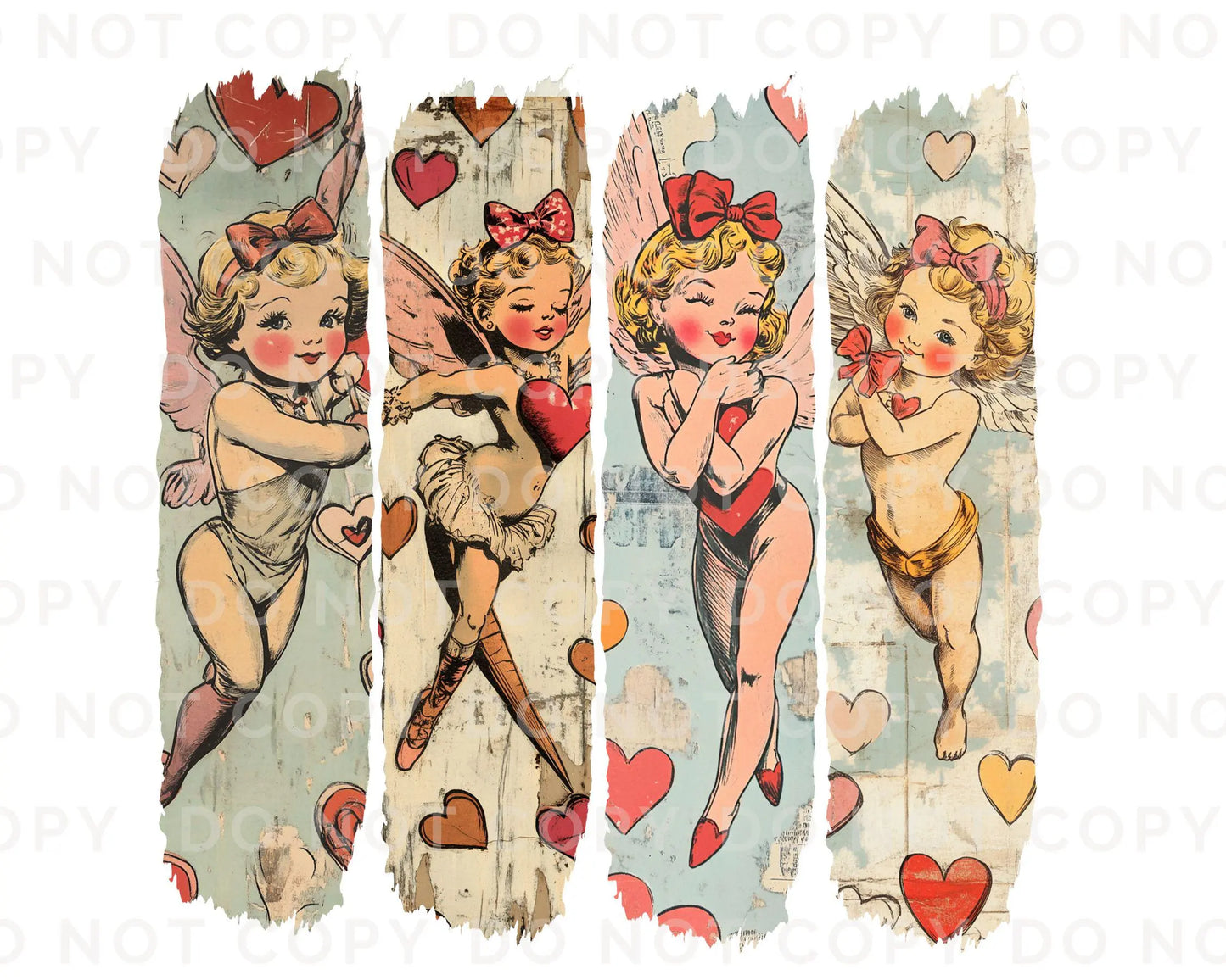 Valentine DTF Transfers, Ready to Press, T-shirt Transfers, Heat Transfer, Direct to Film, Holiday, Love, Girly, Trendy, Cupid Coquette Bow