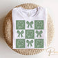 St. Patrick's Day DTF Transfers, Ready to Press, T-shirt Transfers, Heat Transfer, Direct to Film, Bows, Lucky, St Patty, Coquette Shamrocks