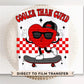 Valentine's Day DTF Transfers, Ready to Press, T-shirt Transfers, Heat Transfer, Direct to Film, Boy, Heart, Skateboard, Cooler Than Cupid