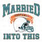 Football DTF Transfers, Ready to Press, T-shirt Transfers, Heat Transfer, Direct to Film, Couple, Matching, Miami Florida Married Into This