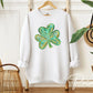St. Patrick's Day DTF Transfer, Ready to Press, T-shirt Transfer, Heat Transfer, Direct to Film, St Patty, Lucky, Cute, Brushstroke Shamrock
