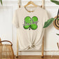 St. Patrick's Day DTF Transfer, Ready to Press, T-shirt Transfer, Heat Transfer, Direct to Film, Shamrock FAUX Sequin Lucky Four Leaf Clover