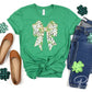 St. Patrick's Day DTF Transfer, Ready to Press, T-shirt Transfer, Heat Transfer, Direct to Film, St Patty, Cute, Coquette Shamrock Bow