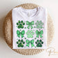 St. Patrick's Day DTF Transfer, Ready to Press, T-shirt Transfers, Heat Transfer, Direct to Film, Dog Lover, Dog Mama, Coquette Dog Paw Bows
