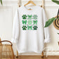 St. Patrick's Day DTF Transfer, Ready to Press, T-shirt Transfers, Heat Transfer, Direct to Film, Dog Lover, Dog Mama, Coquette Dog Paw Bows