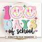 School DTF, Ready to Press, DIY T-shirt, Heat Transfer, Direct to Film, Preschool, Groovy, Cute, Teacher, Colorful, 100 Days of School