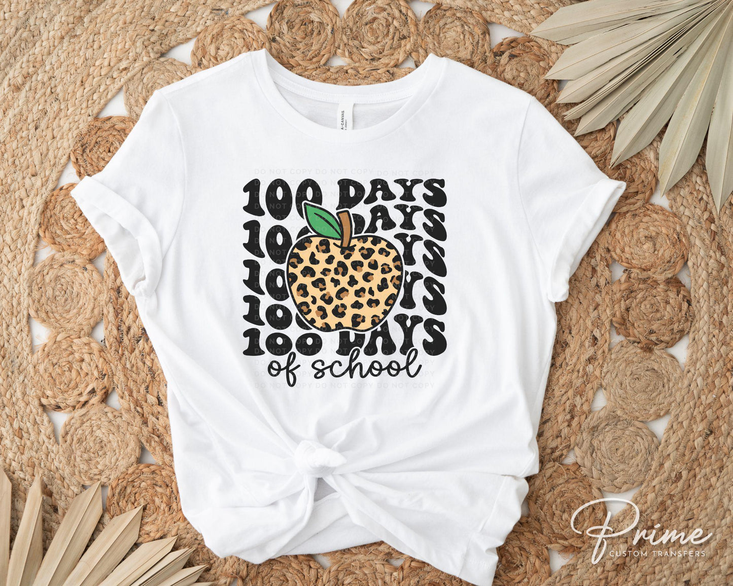 School DTF, Ready to Press, DIY T-shirt, Heat Transfer, Direct to Film, Preschool, Daycare, Student, Cute, Teacher Gift, 100 Days of School