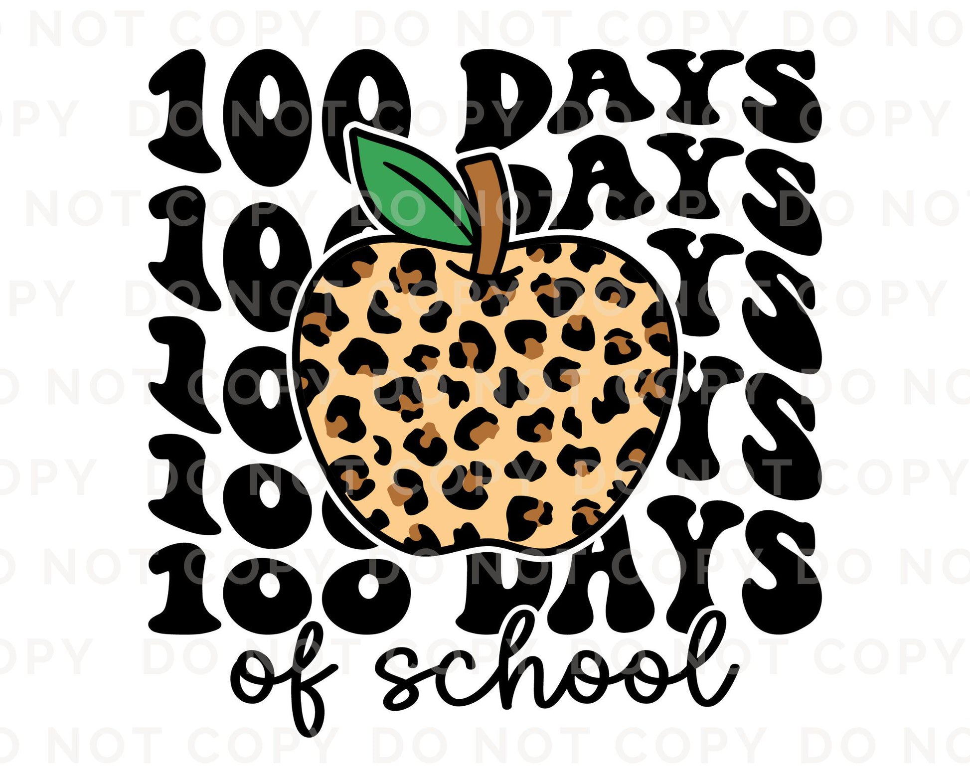 School DTF, Ready to Press, DIY T-shirt, Heat Transfer, Direct to Film, Preschool, Daycare, Student, Cute, Teacher Gift, 100 Days of School