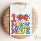 School DTF, Ready to Press, DIY T-shirt, Heat Transfer, Direct to Film, Preschool, Student, Teacher Gift, 100 Days of School of Loving Pre-K