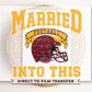 Football DTF Transfers, Ready to Press, T-shirt Transfers, Heat Transfer, Direct to Film, Matching, Washington Football Married Into This
