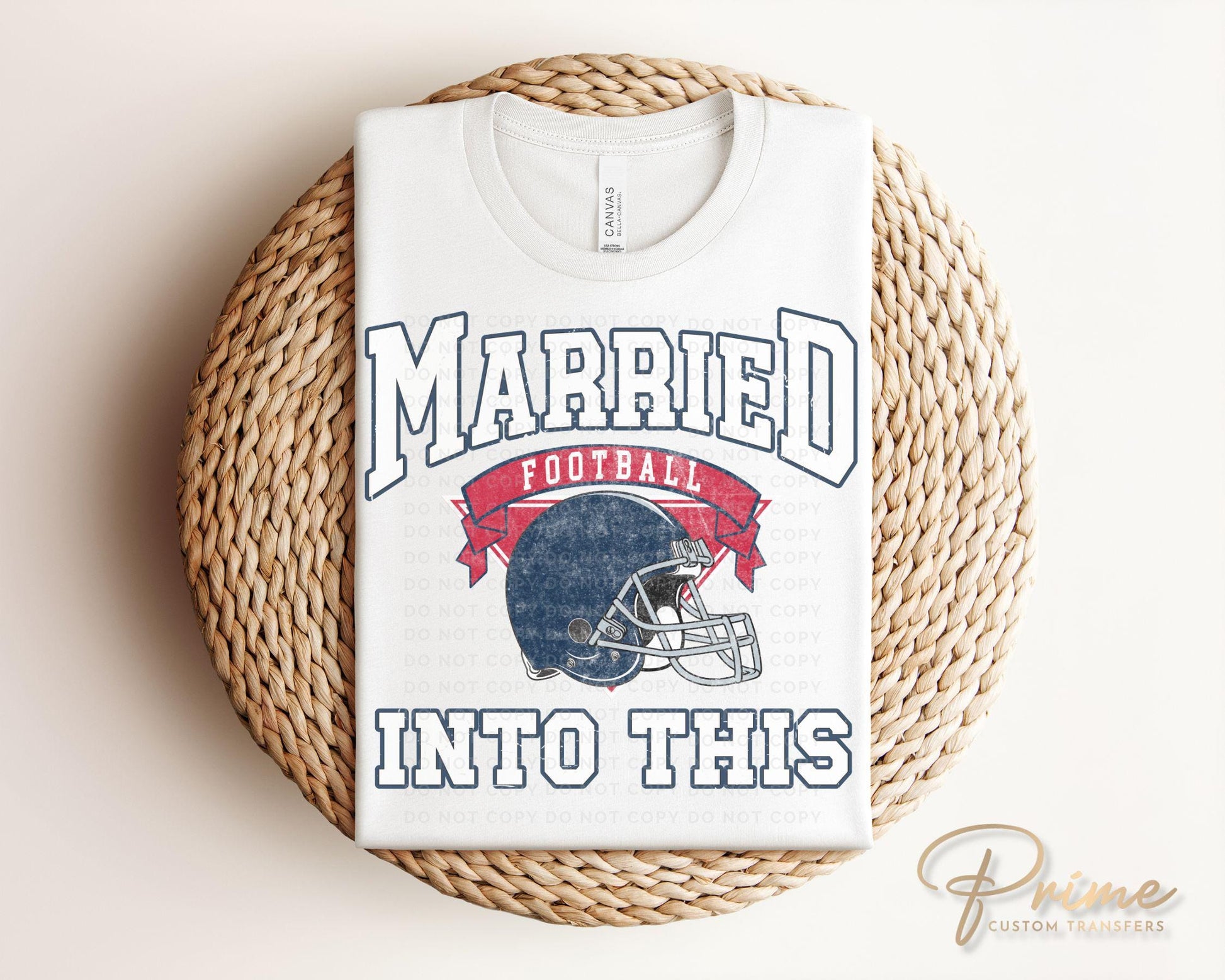 Football DTF Transfers, Ready to Press, T-shirt Transfers, Heat Transfer, Direct to Film, Matching, Tennessee Football Married Into This