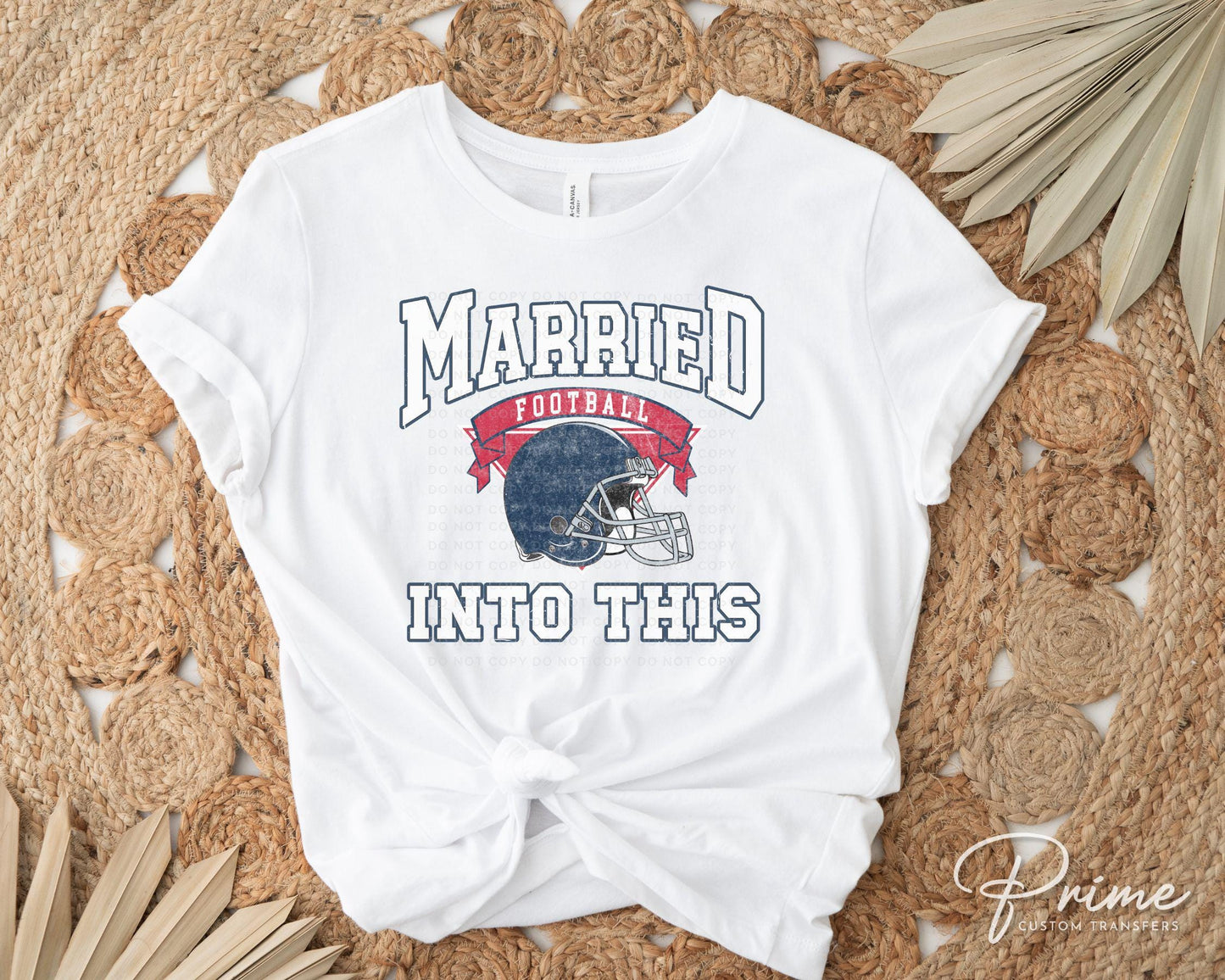 Football DTF Transfers, Ready to Press, T-shirt Transfers, Heat Transfer, Direct to Film, Matching, Tennessee Football Married Into This