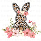 Easter DTF Transfer, Ready to Press, T-shirt Transfer, Heat Transfer, Direct to Film, Holiday, Floral, Doodle, Cheetah, Leopard Floral Bunny