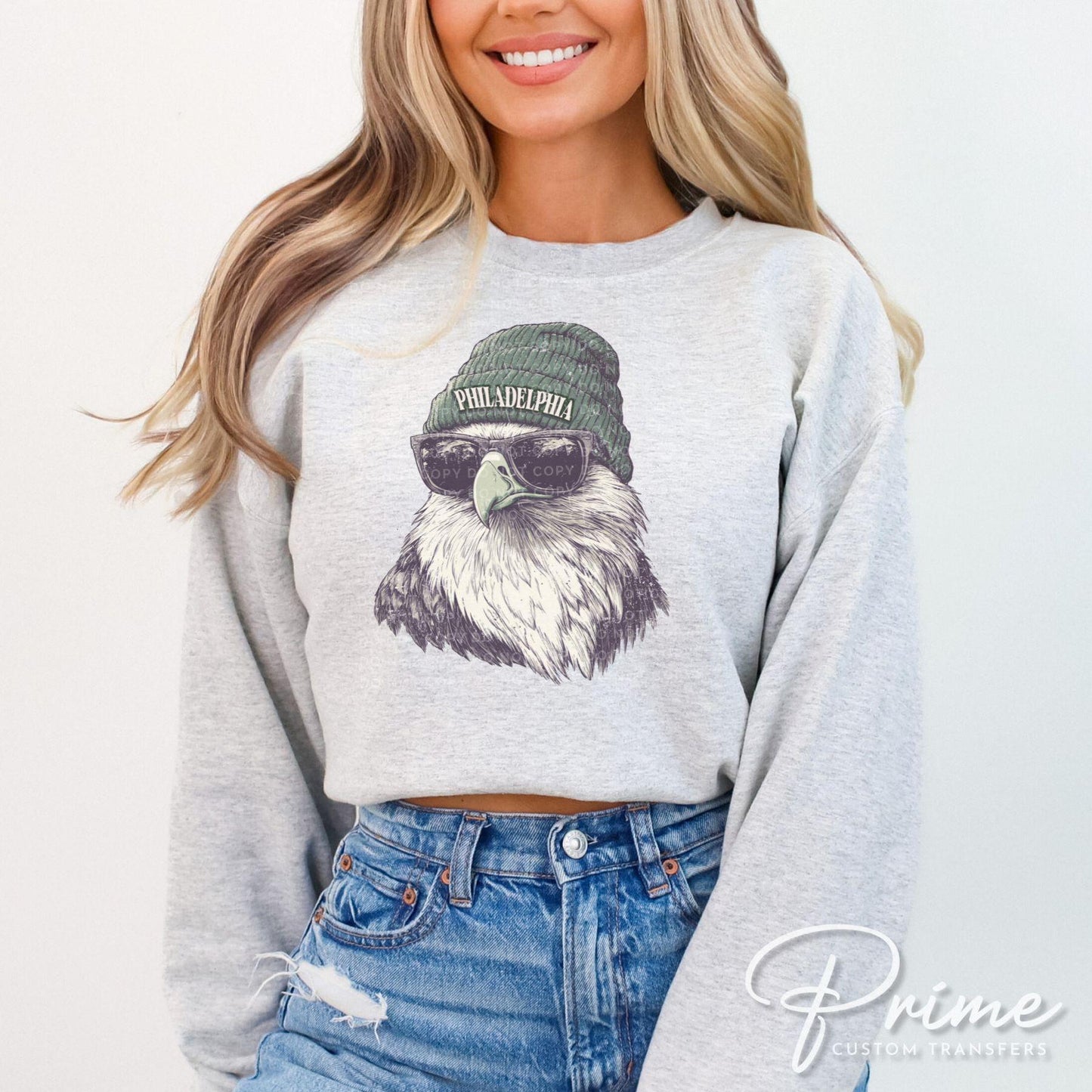 Football DTF Transfer, Ready to Press, T-shirt Transfer, Heat Transfer, Direct to Film, Sports Fan, Philly, Game Day, Philadelphia Football