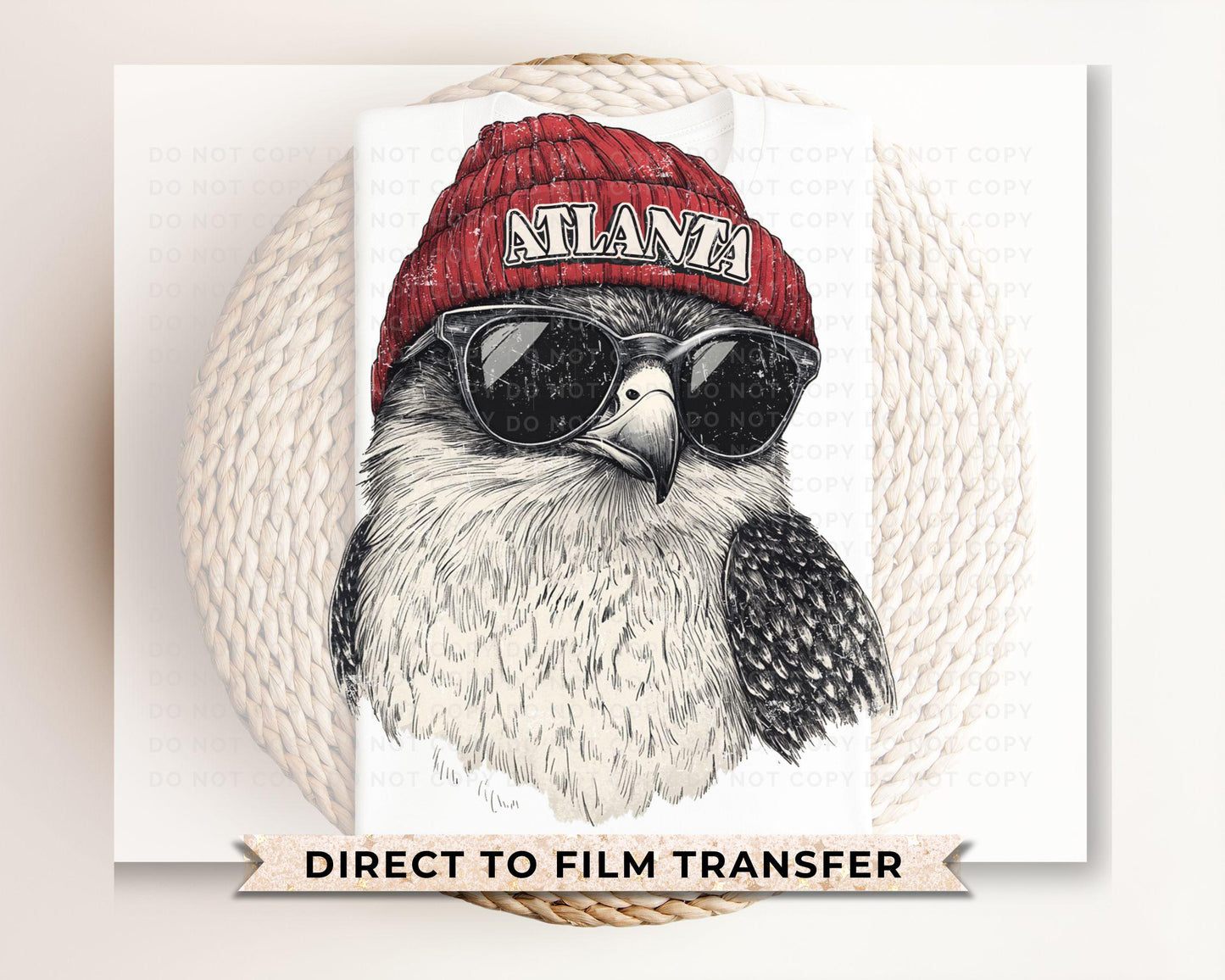 Football DTF Transfers, Ready to Press, T-shirt Transfers, Heat Transfer, Direct to Film, Sports, Sports Fan, Trendy, Atlanta Football