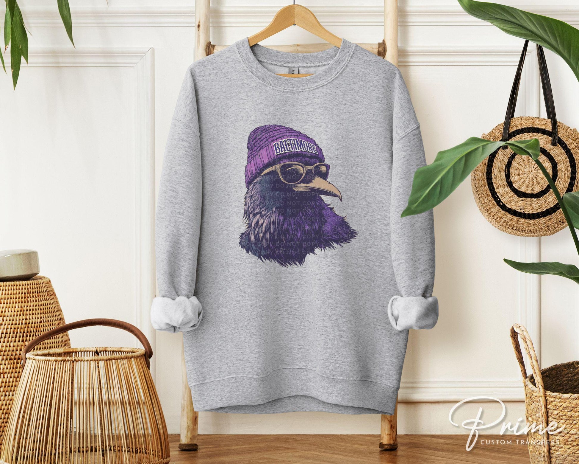 Football DTF Transfer, Ready to Press, T-shirt Transfer, Heat Transfer, Direct to Film, Sports Fan Apparel, Game Day, Baltimore Football