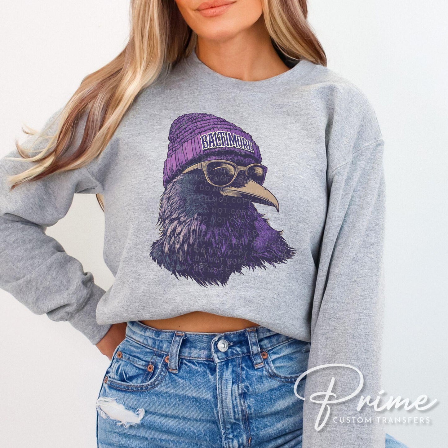 Football DTF Transfer, Ready to Press, T-shirt Transfer, Heat Transfer, Direct to Film, Sports Fan Apparel, Game Day, Baltimore Football