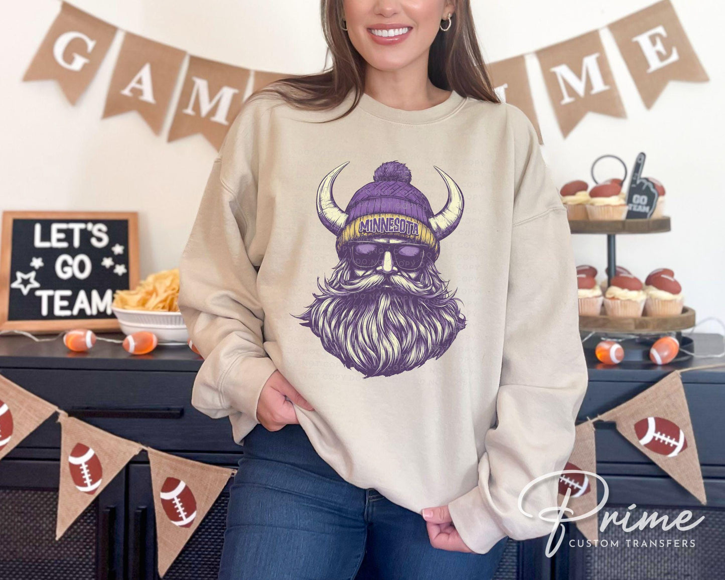 Football DTF Transfer, Ready to Press, T-shirt Transfer, Heat Transfer, Direct to Film, Sports Fan Apparel, Game Day, Minnesota Football