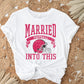 Football DTF Transfer, Ready to Press, T-shirt Transfer, Heat Transfer, Direct to Film, Wife Matching, Kansas City, Married Into This