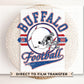 Football DTF Transfers, Ready to Press, T-shirt Transfers, Heat Transfer, Direct to Film, Sports, Full Color, Distressed, Buffalo, New York
