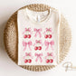 Valentine's Day DTF Transfer, Ready to Press, T-shirt Transfer, Heat Transfer, Direct to Film, Trendy, Girlie, Coquette Bows and Cherries