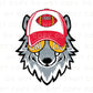 Football DTF Transfers, Ready to Press, T-shirt Transfer, Heat Transfer, Direct to Film, Sports, KC Football Fan Red Gold Boy Wolf Mascot