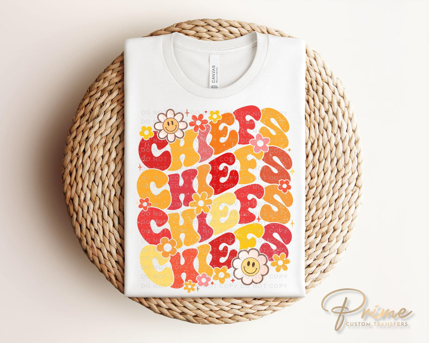 Football DTF Transfers, Ready to Press, T-shirt Transfer, Heat Transfer, Direct to Film, Girly Groovy Game Day, Floral, Kansas City Football