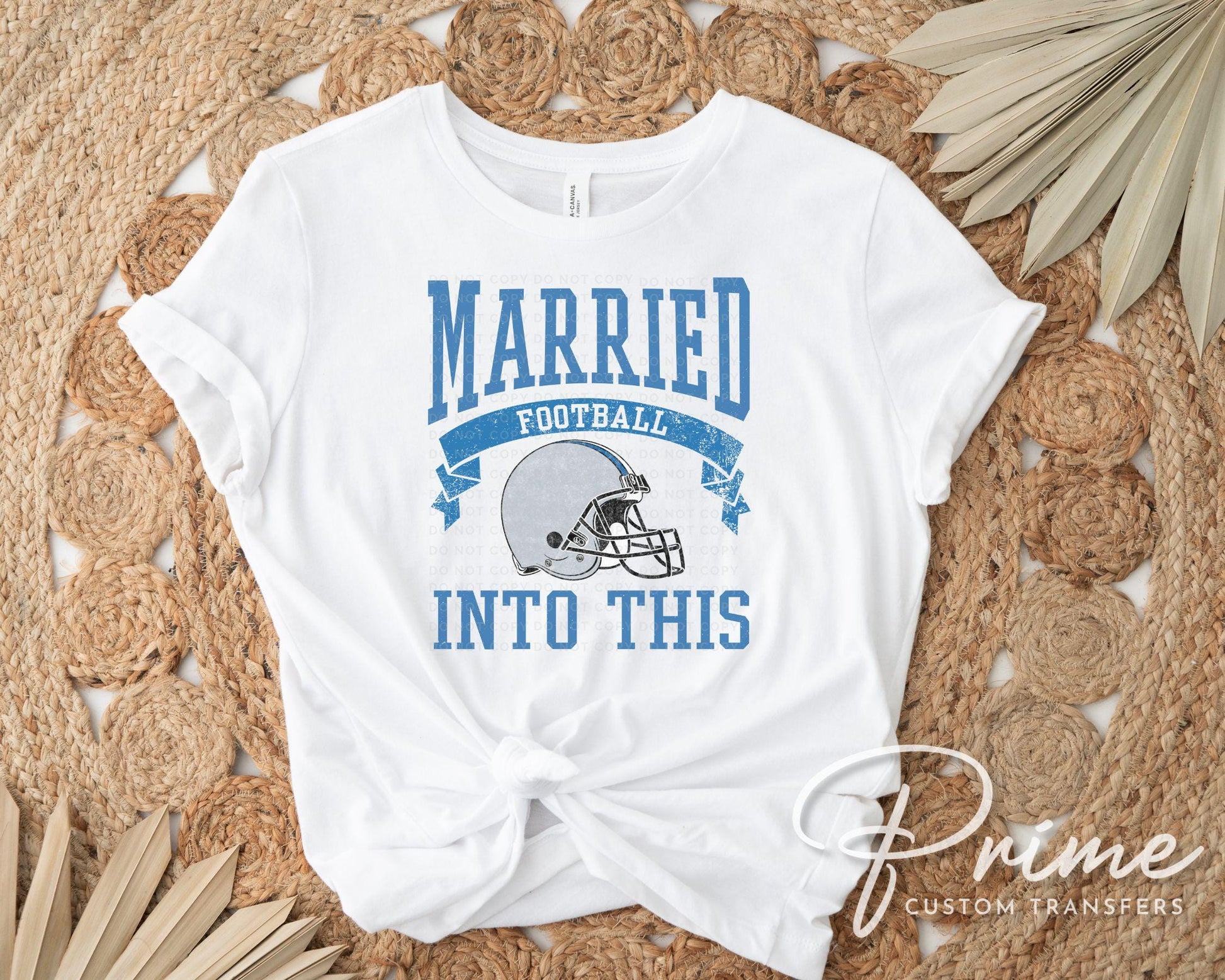 Football DTF Transfers, Ready to Press, T-shirt Transfers, Heat Transfer, Direct to Film, Sports, Wife Matching, Detroit Married Into This