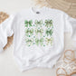 St. Patrick's Day DTF Transfer, Ready to Press, T-shirt Transfer, Heat Transfer, Direct to Film, Lucky Shamrock, Trendy Coquette Clover Bows