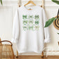 St. Patrick's Day DTF Transfer, Ready to Press, T-shirt Transfer, Heat Transfer, Direct to Film, Lucky Shamrock, Trendy Coquette Clover Bows