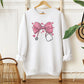 Valentine's Day DTF Transfer, Ready to Press, T-shirt Transfer, Heat Transfer, Direct to Film, CNA, Nurse, Coquette Pink Stethoscope Bow