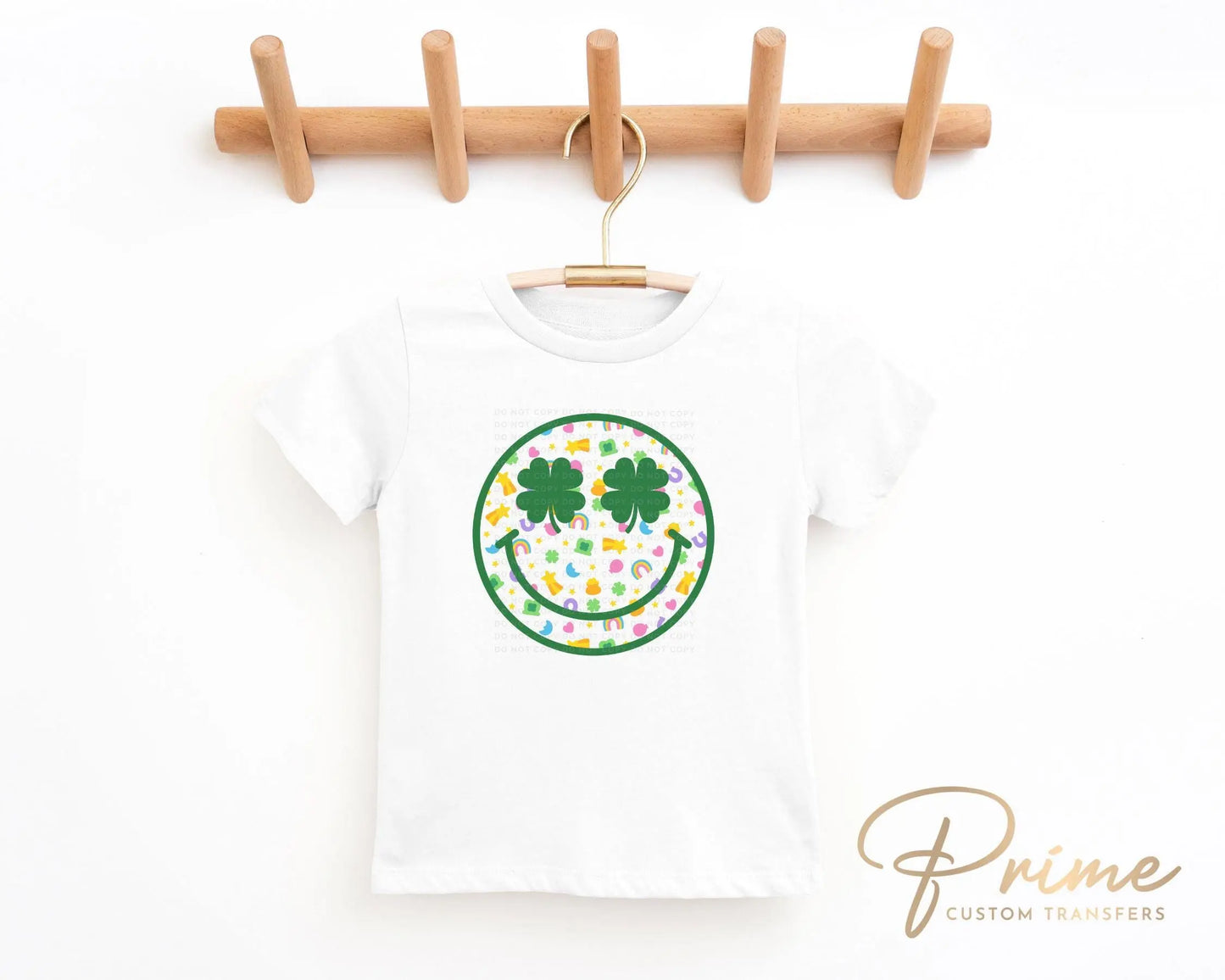 St. Patrick's Day DTF Transfer, Ready to Press, T-shirt Transfer, Heat Transfer, Direct to Film, Cute, Clover Shamrock, Lucky Charm