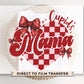 Valentine DTF Transfers, Ready to Press, T-shirt Transfers, Heat Transfer, Direct to Film, Holiday, Love, Matching, Checkered Mommy and Me