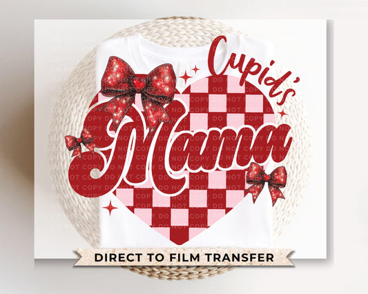 Valentine DTF Transfers, Ready to Press, T-shirt Transfers, Heat Transfer, Direct to Film, Holiday, Love, Matching, Checkered Mommy and Me